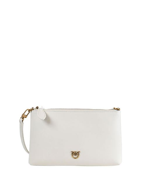 FLAT HORIZONTAL MINI PINKO | 104277.A0F1Z14Q BIANCO SETA-AN.GOLD